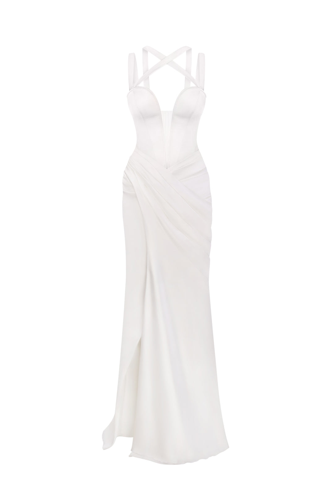 WHITE ORSAY DRESS